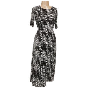 ASOS Black and White Polka Dot Dress